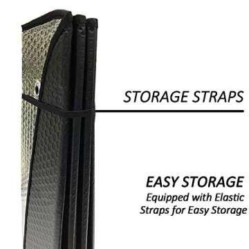 Big Hippo Jumbo Sun Shade - Keep Your Car Cool Easily