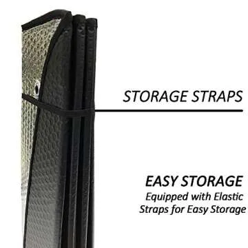 Big Hippo Jumbo Sun Shade - Keep Your Car Cool Easily