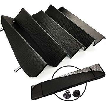 Big Hippo Jumbo Sun Shade - Keep Your Car Cool Easily