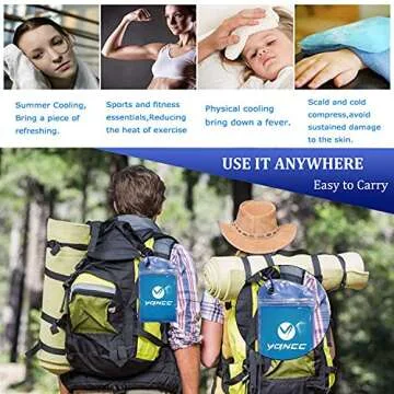 YQXCC Cooling Towels Pack for Sports and Outdoor Use