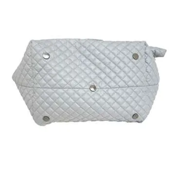 Stylish CLARANY Lightweight Quilted Tote Bag with Pouch