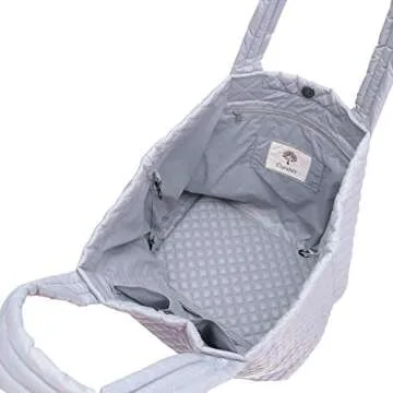 Stylish CLARANY Lightweight Quilted Tote Bag with Pouch