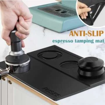 PUSEE Espresso Tamping Mat for Barista Home Use