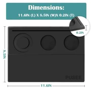 PUSEE Espresso Tamping Mat for Barista Home Use