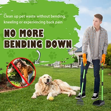 MXF Pooper Scooper Set for Easy Pet Clean Up