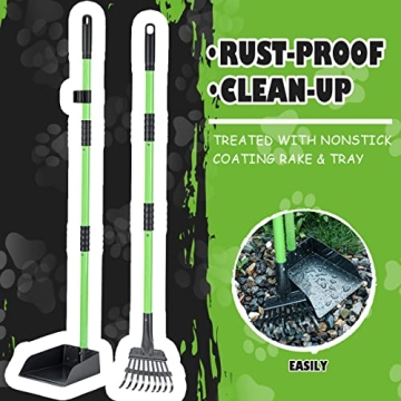 MXF Pooper Scooper Set for Easy Pet Clean Up