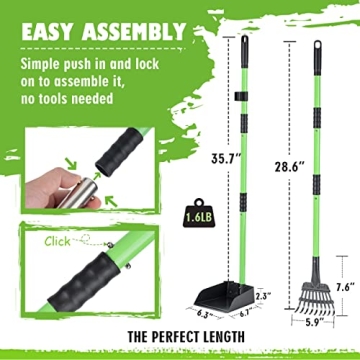 MXF Pooper Scooper Set for Easy Pet Clean Up