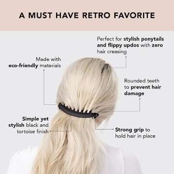 Kitsch Banana Hair Clips - Stylish & Durable for All Hair Types