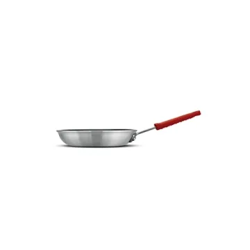 Tramontina Professional 8-Inch Non Stick Small Frying Pan, Heavy-Gauge Aluminum Skillet with Reinforced Nonstick Coating, Red Handle, Dishwasher and Oven Safe