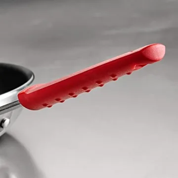 Tramontina Professional 8-Inch Non Stick Small Frying Pan, Heavy-Gauge Aluminum Skillet with Reinforced Nonstick Coating, Red Handle, Dishwasher and Oven Safe