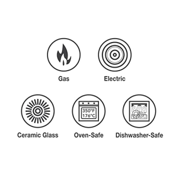 Tramontina Professional 8-Inch Non Stick Small Frying Pan, Heavy-Gauge Aluminum Skillet with Reinforced Nonstick Coating, Red Handle, Dishwasher and Oven Safe