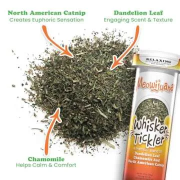 Meowijuana | Catnip Bottle Bundle | Purrple Passion, Whisker Tickler and Paw Natural OG | Premium Organic Catnip | Grown in North America | Perfect for Cat Toys | Fresh Catnip for Extended Playtime