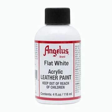 Angelus Flat White Leather Paint for Creative Projects