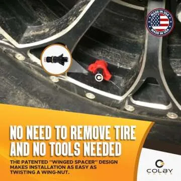 Colby Valve Complete Emergency Tire Repair Kit with Plugs | Includes Emergency Valve Stem Replacement Kit, 15 Tire Plugs, 2 Spare Schrader Valve Cores, Repair Accessories and Case