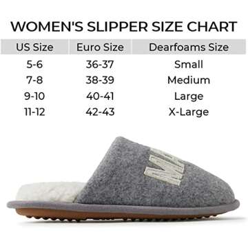 Dearfoams Women's Family Slipper - Ultimate Cozy Comfort