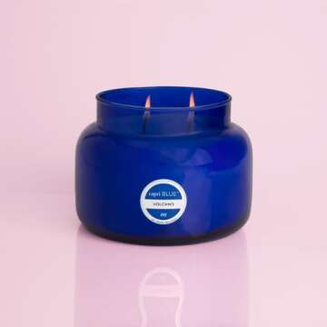 Capri Blue Volcano Scented Candles - Luxury Three Wick Candles for Home Scented with Tropical Fruit ...