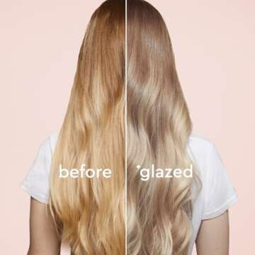 Glaze Super Gloss Color Conditioning Gloss – Vanilla Lights for Light to Medium Brown Hair with Hi...