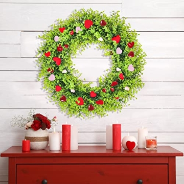Stunning Sinmoe Eucalyptus Valentine's Wreath for Decor