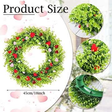 Stunning Sinmoe Eucalyptus Valentine's Wreath for Decor