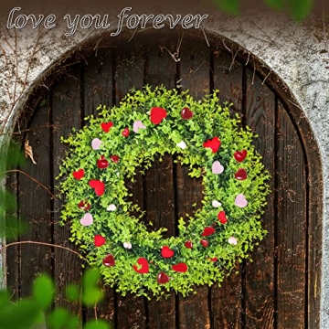 Stunning Sinmoe Eucalyptus Valentine's Wreath for Decor