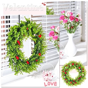 Stunning Sinmoe Eucalyptus Valentine's Wreath for Decor