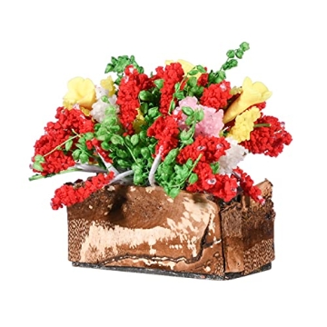 GOUHRRY Flower Bonsai Plant Dollhouse Accessories 1:12 Miniatures