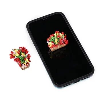 GOUHRRY Flower Bonsai Plant Dollhouse Accessories 1:12 Miniatures