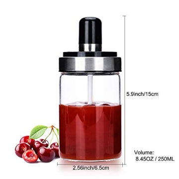 TENTA Kitchen 3 Spice Jars Set with Combination Spoon Lid