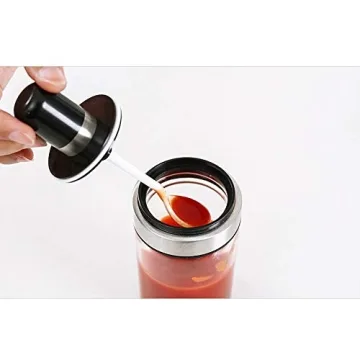 TENTA Kitchen 3 Spice Jars Set with Combination Spoon Lid