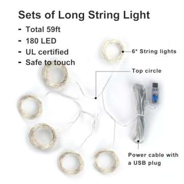 4.5ft Pink Christmas Tree with LED Lights for Girls