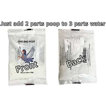 Hilarious Fake Bird Poop Prank for Special Effects Fun