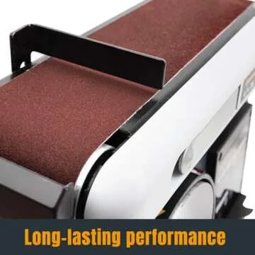 POWERTEC 6 x 48 Inch Sanding Belts - 10PK, 80 Grit Sanding