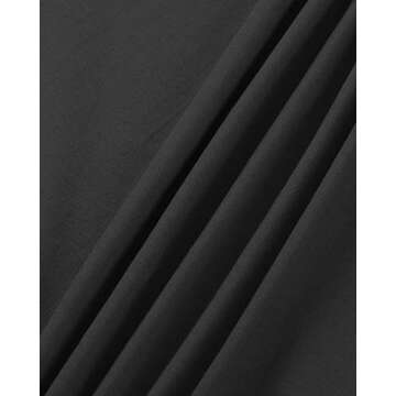 KILIG Women's V Neck Sleeveless Casual Summer Sundresses Asymmetrical Solid Long Maxi Dresses(Black,Small)