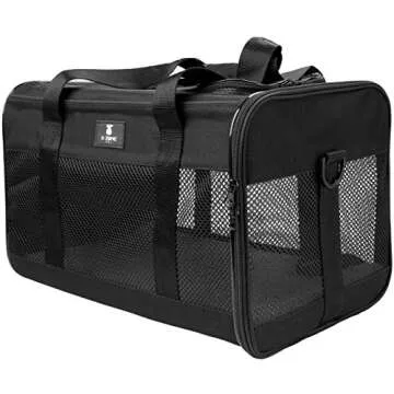 X-ZONE PET Cat Carrier Pet Carrier Portable Kitten Carrier for Small Medium Cats Under 25 Lbs,Cat Carrying Case with Removable Fleece Pad,Airline Approved Soft Sided Pet Travel Carrier