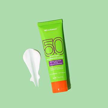 MDSolarSciences Everyday Nourishing Lotion SPF 50 | Lightweight, Fast-Absorbing Daily Face + Body Lotion Brightens, Protects & Hydrates Skin | 2.5 Oz