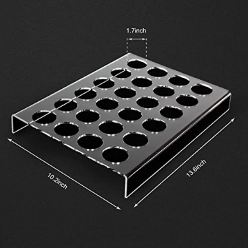Urcreeds Acrylic K Cup Coffee Pod Organizer for 24 Pods