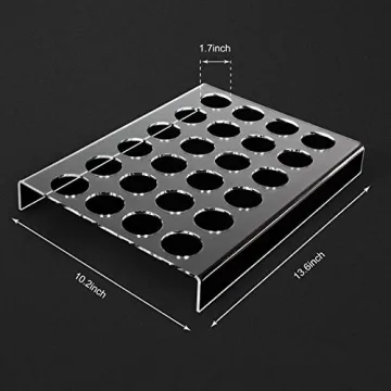 Urcreeds Acrylic K Cup Coffee Pod Organizer for 24 Pods