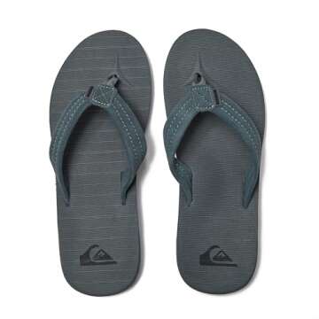 Quiksilver Men's Carver Suede Sandal, Comfort & Style