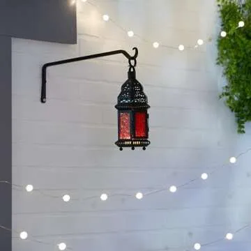 Accent Plus Moroccan Style Candle Lantern for Home Decor