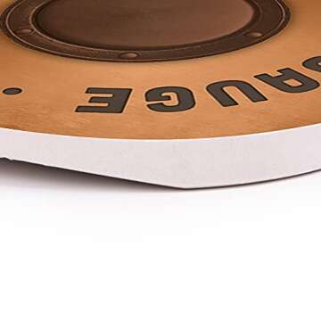 12 Gauge Shotgun Shell Design 2.75 x 2.75 Absorbent Ceramic Car Coasters Pack of 2