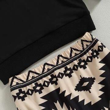 Adorable CIYCUIT Baby Girl Western Outfit Set for 0-24 Months