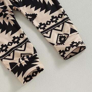 Adorable CIYCUIT Baby Girl Western Outfit Set for 0-24 Months