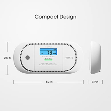 X-Sense CO Detector with LCD & Memory Feature