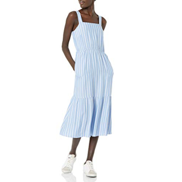 Flattering Amazon Essentials Women's Fit and Flare Dress