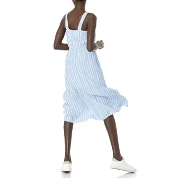 Flattering Amazon Essentials Women's Fit and Flare Dress