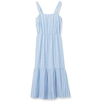 Flattering Amazon Essentials Women's Fit and Flare Dress