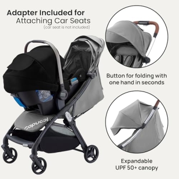 Capucci Memento Baby Stroller for Easy Travel & Safety