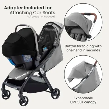 Capucci Memento Baby Stroller for Easy Travel & Safety