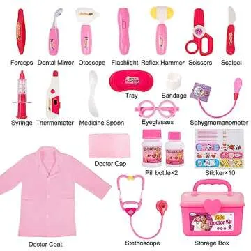 Liberry Doctor Kit for Kids - Realistic Medical Playset