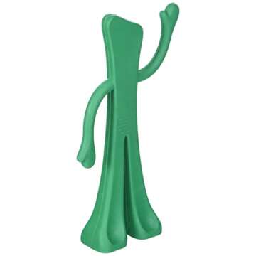 Multipet Gumby Latex Dog Toy - Squeaky Dog Toy for All Dogs - Easy-to-Clean Latex Dog Squeaky Toys - Latex Dog Toys for Cuddling, Chewing & Playing - Cute Pet Toy (9", Green)